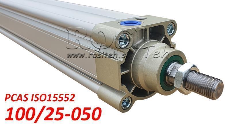 PNEUMATISCHE CYLINDER PCAS 100/25-050 BE ISO15552
