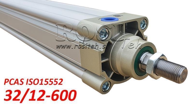 PNEUMATISCHE CYLINDER PCAS 32/12-600 BE ISO15552