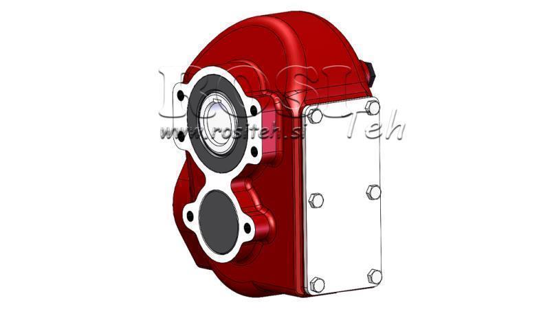 TANDWIELKAST - TANDWIELKAST RT160 VOOR HYDRAULISCHE MOTOR MP/MR RATIO 8.4:1