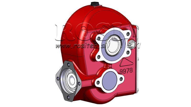PŘEVODOVKA - PŘEVODOVKA RT190 PRO HYDRAULICKÝ MOTOR MP/MR/MS POMĚR 10.2:1