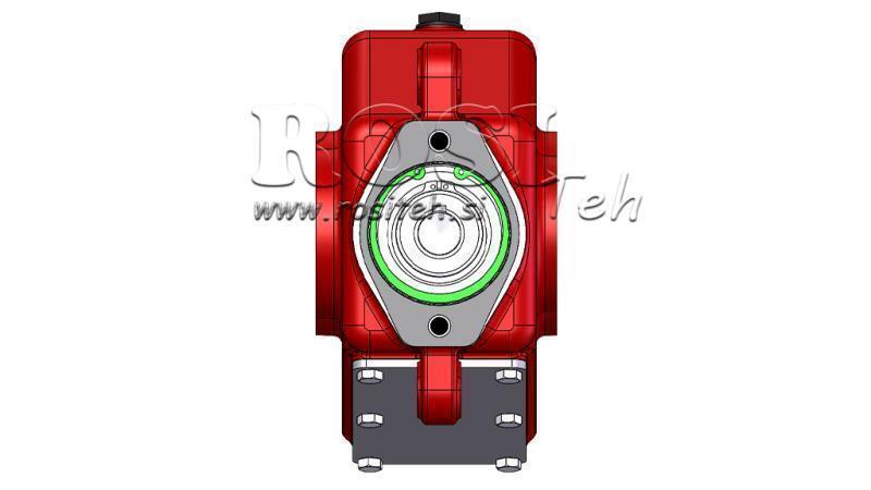 PŘEVODOVKA - PŘEVODOVKA RT200 PRO HYDRAULICKÝ MOTOR MP/MR POMĚR 16.4:1