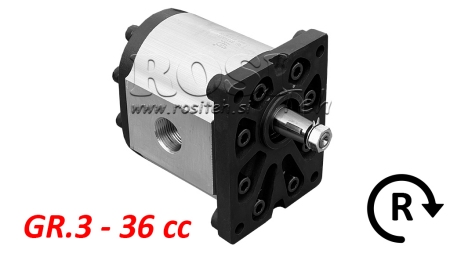 HIDRAVLIČNA ČRPALKA GR.3 36 CC DESNA - NAVOJ