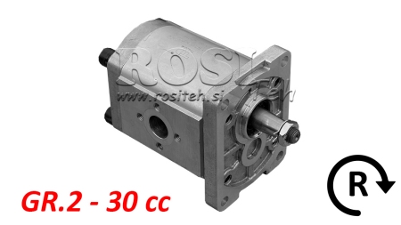 HYDRAULISCHE POMP GR.2 30 CC RECHTS - FLANGES
