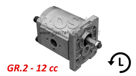 HYDRAULICKÁ PUMPA GR.2 12 CC LEVÁ - FLANGE