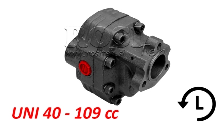 HYDRAULICKÉ ČERPADLO Z LITINY UNI40-109CC-190 BAR LEVÉ