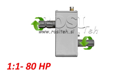 TRACTOR TANDWIELKAST - INVERSIE 1:1 (80PK-60KW) MAN-MAN