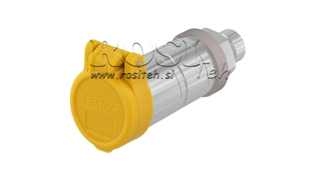 COVOR PROTECTOR GALBEN PVC CUPLARE RAPIDĂ FEMELĂ ÎMPINGERE TRAGERE