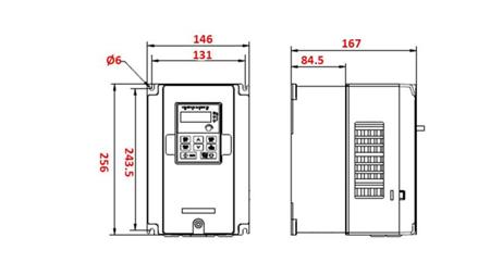 FREQUENTIEOMZETTER-INVERTER 3Fase 4kW GD20-004G-4-EU