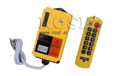 RADIO AFSTANDSBEDIENING 12CH - 24V