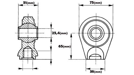 lassen lager rond fi 25.4/38