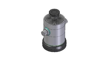 1055S - TELESCOPISCHE CYLINDER STANDAARD/BAL 10 FASES REIS 3950 DIAMETER 300