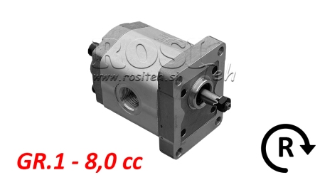 HYDRAULISCHE POMP GR.1 8.0 CC RECHTS - DRAAD