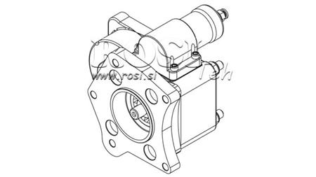 VÝSTUP PRO HYDRAULICKÉ ČERPADLO - MERCEDES 352-2