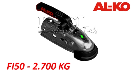 VLEČNA KLJUKA AL-KO AK-270 ZA AVTO PRIKOLICO OKROGLA FI50 2.700KG