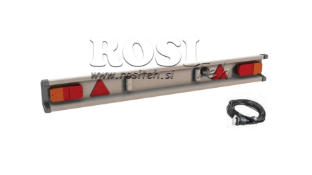 AANHANGERBUMPER TÜV MODEL MET LICHTEN 2150mm