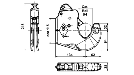 VANGHAAK VOOR TRACTOR - AUTOMATISCH KAT.3 WALTERSCHEID