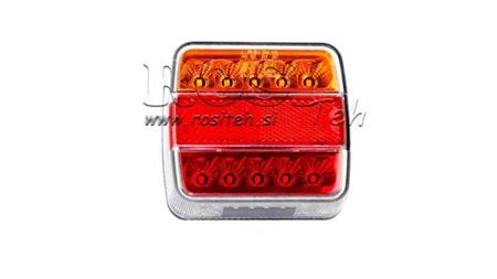 LED ZADNÍ SVĚTLO PRO PŘÍVĚS KOMBINOVANÉ 4 FUNKCE 12V