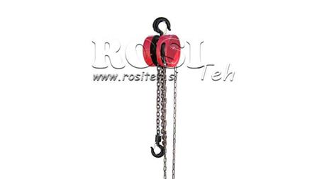 KETTINGLIFT - LIER 1Ton x 2.5m