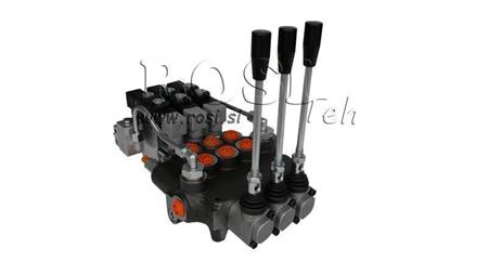 HYDRAULISCHE KRAAN 3xP80 - EO 12V
