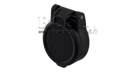 CUBIERTA PROTECTORA NEGRA PVC ACOPLAMIENTO RÁPIDO FEMENINO EMPUJE TIRÓN