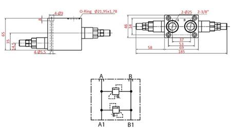 DOUBLE SAFETY VOOR YEAT-SAMENSTELLING KLEP (AinB) 315 BAR