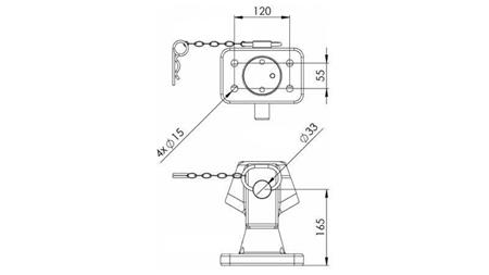 MONTERINGSVERBINDING HALFROND IGM-GA276-C