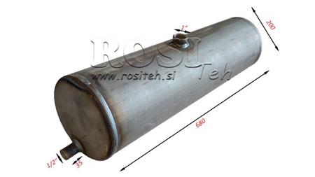 OLIEBESCHERMING GEMAAKT VAN PLAATSTAAL 20lit fi210-670mm