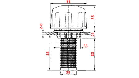 HYDRAULICKÝ FILTR NA PLNĚNÍ PVC VELKÝ