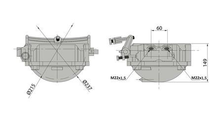 KINDERBED VOOR TELESCOPISCHE CYLINDER - MEILLER KIPPER
