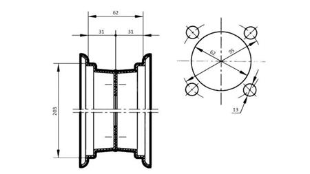 VELG 2.50x8”