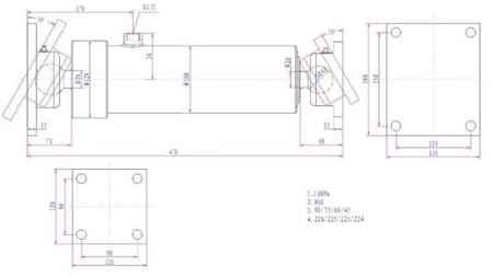 TELESKOPICKÝ VÁLEC 4 PRODLOUŽENÍ  900MM K4B-7TS
