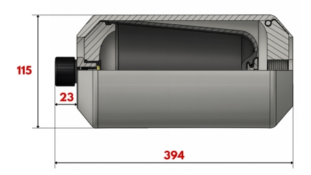 HYDRAULISCHE ACCUMULATOR 2.8 LIT - BSP1/2