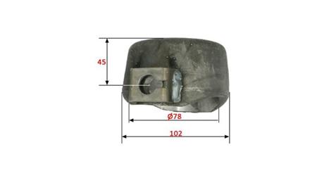 KABINA DUMP TRUCKU HLAVA fi 78 HORNÍ