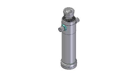 3048S - TELESCOPISCHE CYLINDER STANDAARD/BAL 4 FASES SLAAG 1710 DIAMETER 124