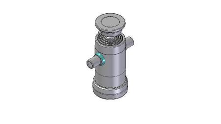 3061S -TELESCOPICKÝ CYLINDR STANDARD/KULIČKA 4 STUPNĚ ZDVIH 590 PRŮMĚR 112
