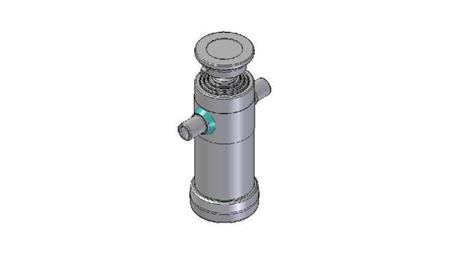 3063S - TELESCOPISCHE CYLINDER STANDAARD/BAL 4 FASES SLAAG 790 DIAMETER 112