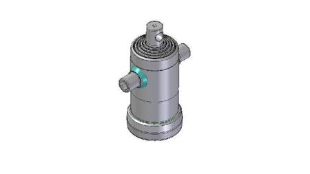 3091F -TELESCOPICKÝ CYLINDR STANDARD/OTVOR 5 STUPŇŮ ZDVIH 840 FI 124