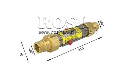 MĚŘIČ PRŮTOKU TRUBICE 15 až 60 lit/min