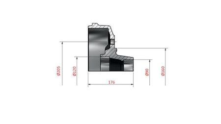 REMDRUM 090-120 300X060 VOOR AS 1600-1800-2000mm
