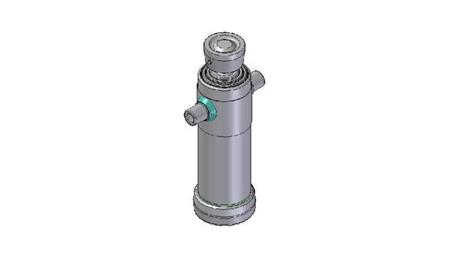 4034S - TELESCOPISCHE CYLINDER STANDAARD/BAL 3 FASES SLAAG 1043 DIAMETER 124