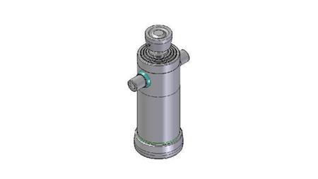 4042S - TELESCOPISCHE CYLINDER STANDAARD/BAL 4 FASES SLAG 1220 DIAMETER 152