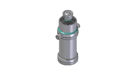 4052S -TELESCOPICKÝ CYLINDR STANDARD/KULIČKA 5 STUPŇŮ ZDVIH 2100 PRŮMĚR 190