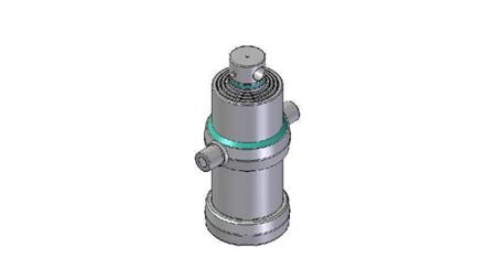 4072F -TELESCOPICKÝ CYLINDR STANDARD/DÍRA 4 STUPNĚ CESTA 1210 PRŮMĚR 170