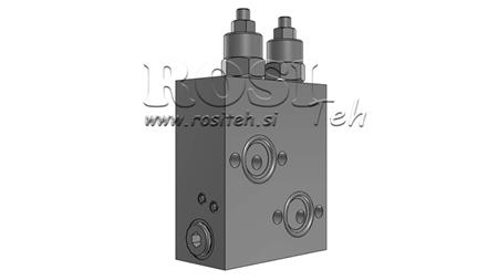 VENTIL PRO HYDRAULICKOU BRZDU HYDRAULICKÉHO MOTORU KPBR-250/1/D