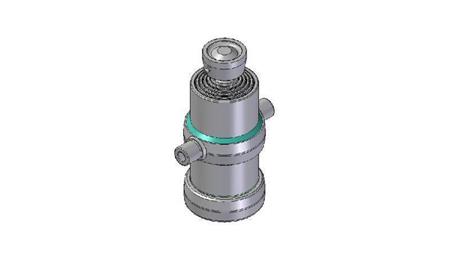 5000S - TELESCOPISCHE CYLINDER STANDAARD/BAL 5 FASES SLAAG 1295 DIAMETER 170
