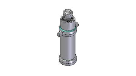 5002S - TELESCOPISCHE CYLINDER STANDAARD/BAL 5 FASES SLAG 2470 DIAMETER 170