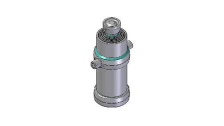 5007S - TELESCOPISCHE CYLINDER STANDAARD/BAL 5 FASES SLAAG 1850 DIAMETER 190