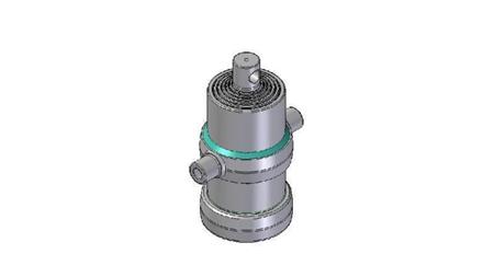 6020F - TELESCOPISCHE CYLINDER STANDAARD/GAT 6 FASES SLAAG 1465 FI 170