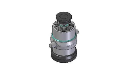 6050S - TELESCOPISCHE CYLINDER STANDAARD/BAL 6 FASES SLAAG 1415 DIAMETER 215