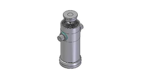 6068S -TELESCOPIC ZYLINDER STANDARD/KUGEL 6 STUFEN HUB 3220 DURCHMESSER 240